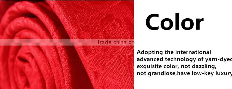 fashion printing design weddiing tie red party necktie for mens