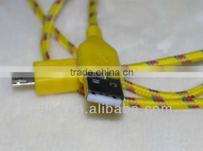 Micro usb data cable for cell phone