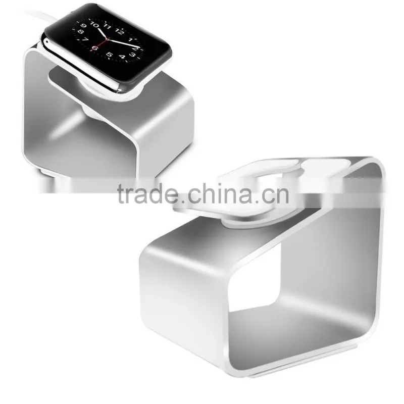 Aluminum Metal Charging Stand for Apple Watch Magnetic Charger & Wireless Charger Iwatch Charging Station Bracket Dock 38mm 42mm