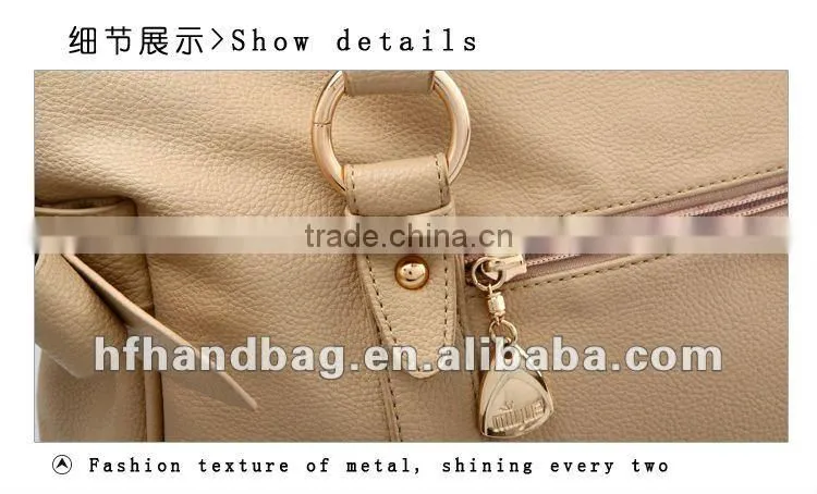 Khaki Classic black fashion trend featured major suit shoulder leather handbag