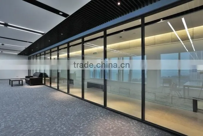 shower glass partition/glass toilet partition