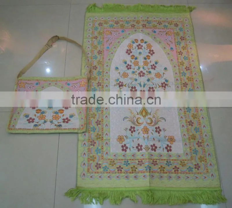 Muslim prayer rugs with bag Hajj gift rug carpet