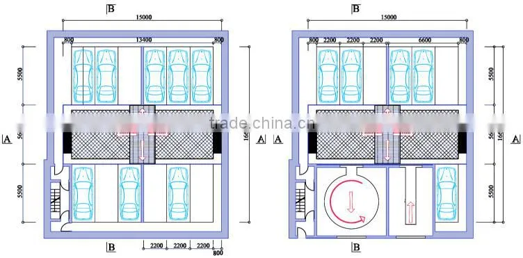 Tower sliding type vertical rotary parking system