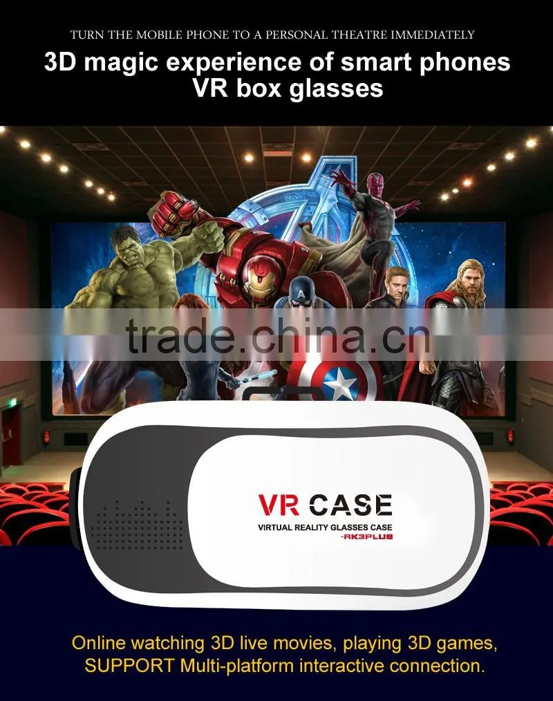 High Quality 3d VR Glasses Virtual Reality vr Box 3D Glasses