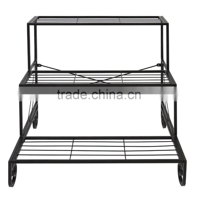 Iron Wedding Flower Pot Stand Centerpieces 3 Tier Designs Rack