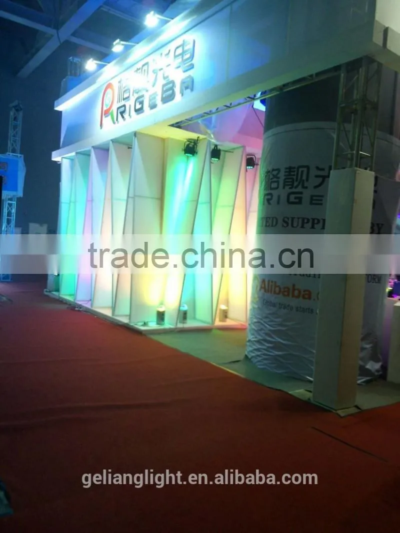LED night club bar wash lighting RGBW battery powered dmx wireless wall washer