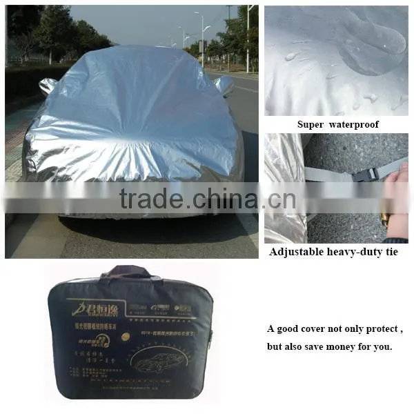 super UV proof silver sun covering car