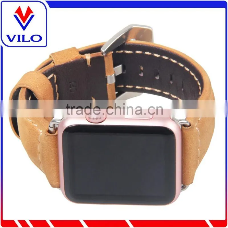 Luxury Style for Apple Watch Strap Wrist Band Leather Watch Band