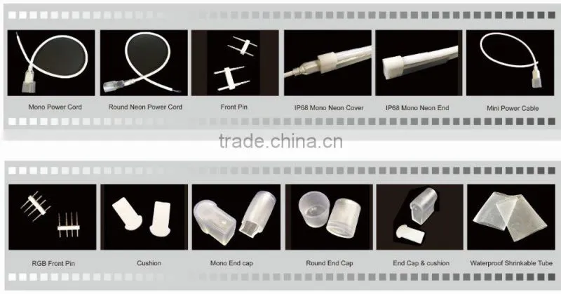SMD 5050 RGB Lasting high impact effect led neon flex for modern buildings strip light