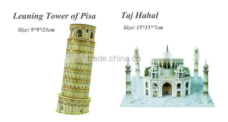 Plastic Building Model 3D Eiffel Tower Puzzle
