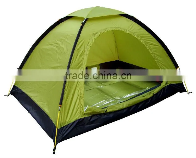 High quality low price 1-2 people aluminum pole small hiking&camping tent