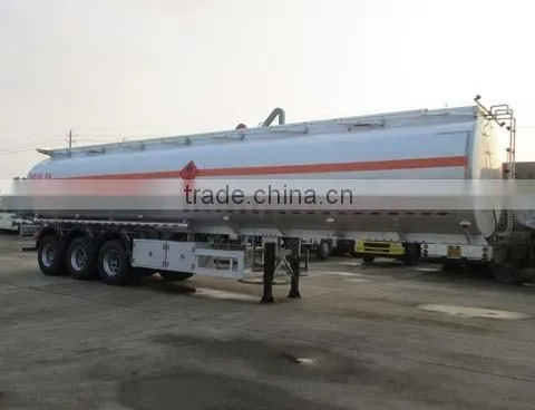 Stainless Fuel and Oil Tank Semi Trailer