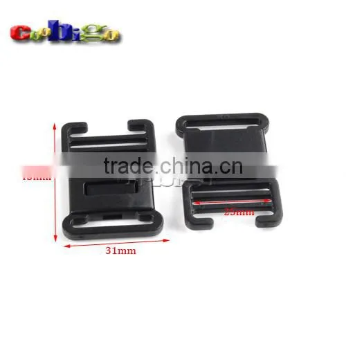Ultrathin Center Release Buckle for Luggage Backpack Straps #FLC353-20/25/30/35