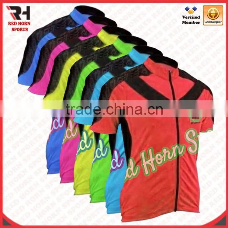 Mens Short Sleeve Cycling Coolmax Jersey, Breathable Cycling Jersey
