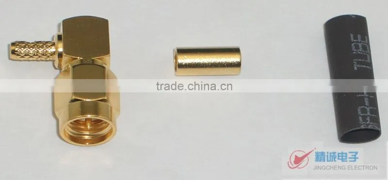 SMA-C-JW1.5,Male,right angle,crimp for RG174 or RG316;