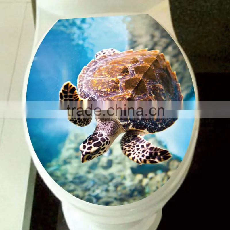 Custom decoration toilet seat paper sticker