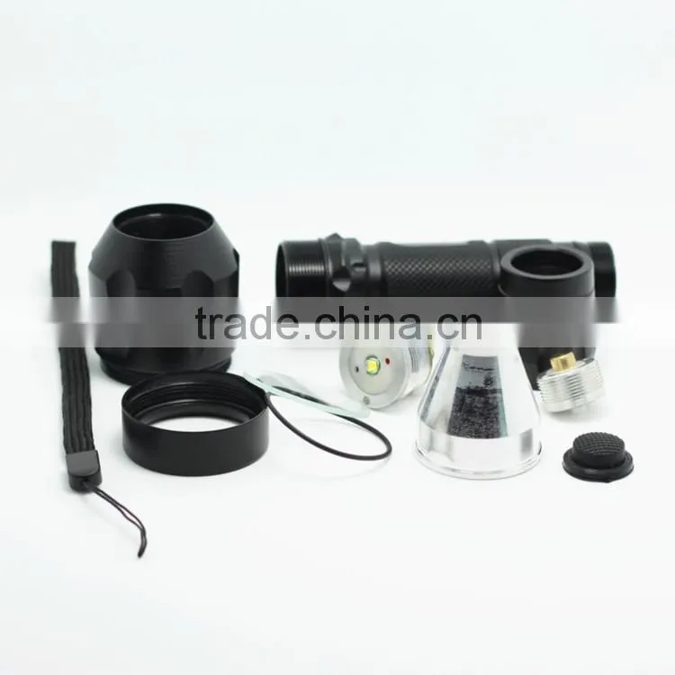 outdoor Aluminum Powerful Rechargeable led flashlight