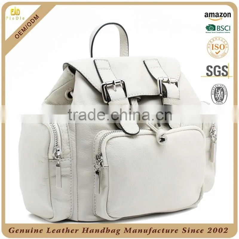 CSS1598-001 Super high quality girls bags Korea style backpack bags Genuine cow leather hiking backpack bag for ladies