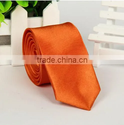 Customize polyester/silk tie for men in solid colour