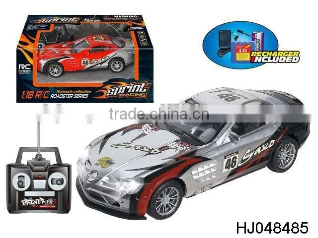 4 channel R/C racing car
