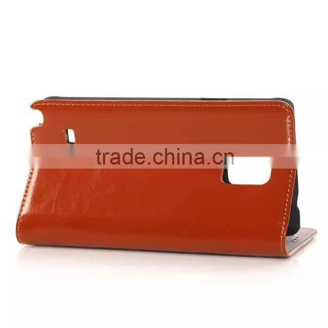 Hotter selling products on the market, flip leathher case for samsung galaxy note 4 D