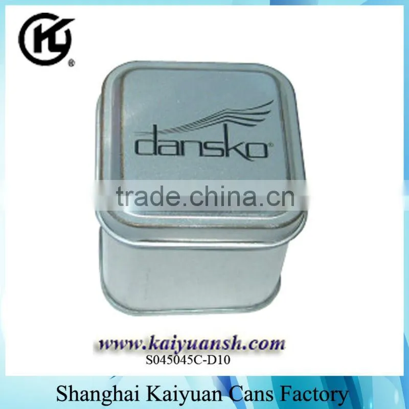 High Quality Square Candle Gift Tin Can Box(various tin lids and printings)