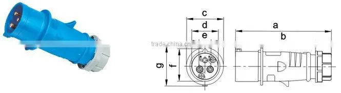 2013 New XY248 Industrial Plug & Socket