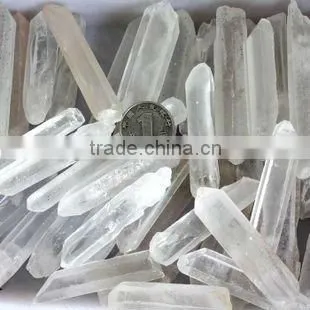 Natural Rock Raw Clear Quartz Point
