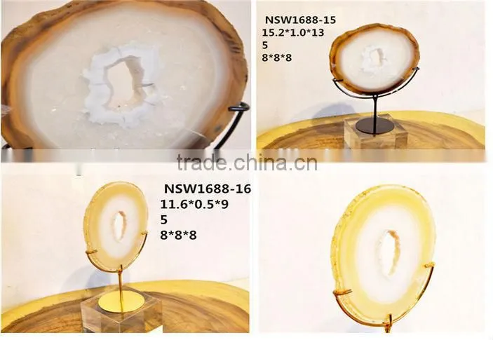 High quality agate bullet, cross handicraft ornaments