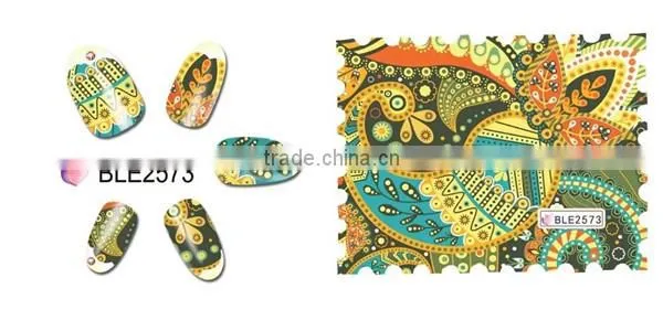 YIWU market price of nail private label msds water slide nail decals