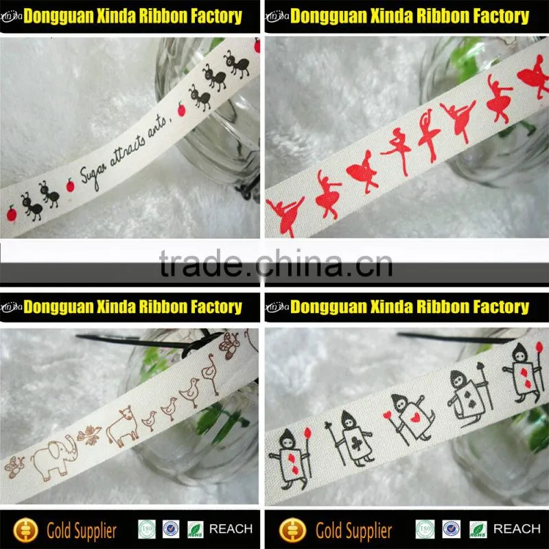 2015 New Products Dot Printed Webbing