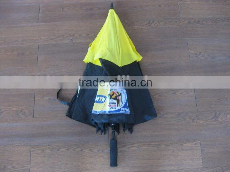 windproof MTN promotional golf umbrella with customized print