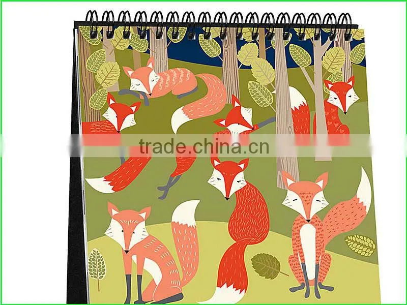 hot sell desktop calendar stapled calendar