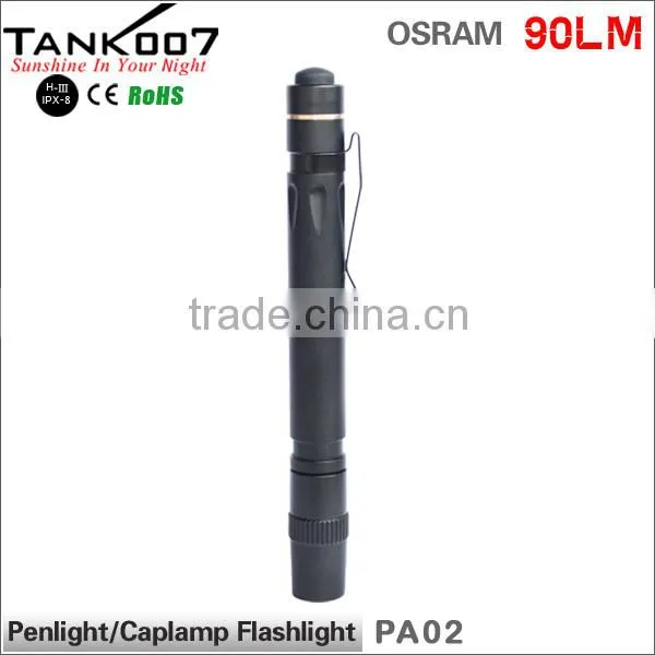TANK007 2015 newest aluminum led flashlight torch PA02