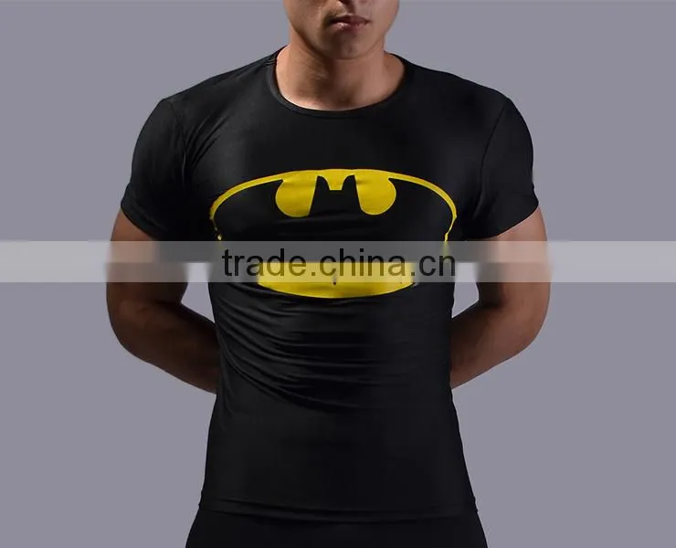 201superman bat-men/spiderman t shirt men cool casual style short sleeve round neck personalized shirts