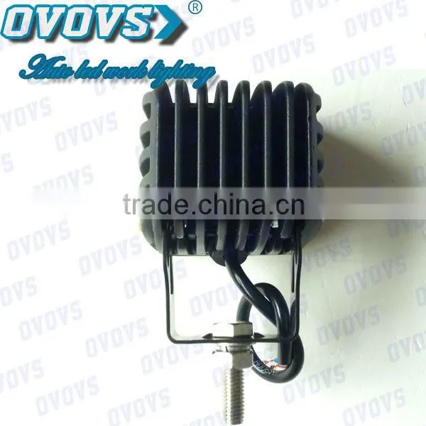10-30v 12W LED work light with four color covers for truck, suv, atv, 4x4 off road, heavy duty machine