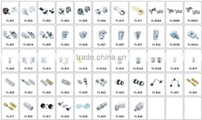 glass railing fittings Three way spider bracket