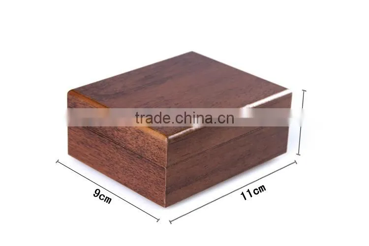 Custom mens wooden cufflink display box