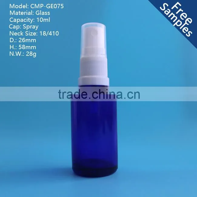 amber glass essential oil bottle with mist spray,10ml glass essential oil bottles