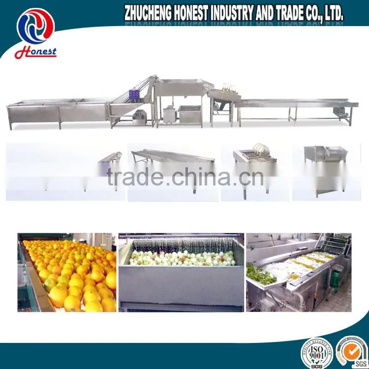 CE Approved potato brush washer equipment