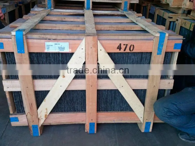 Natural black corrugated roofing slate roof conservatory roof