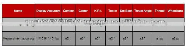 3d Four wheel alignment with CE&ISO certificate