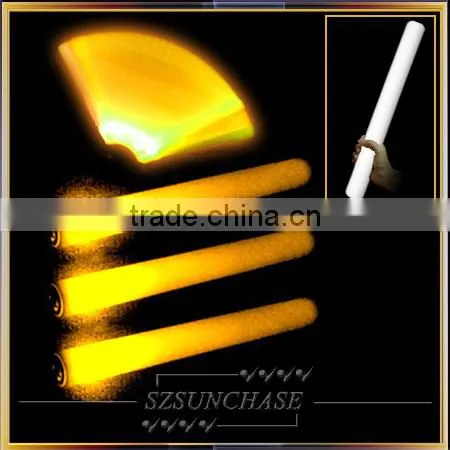 LED light up foam wands/LED light glow stick/LED baton in party