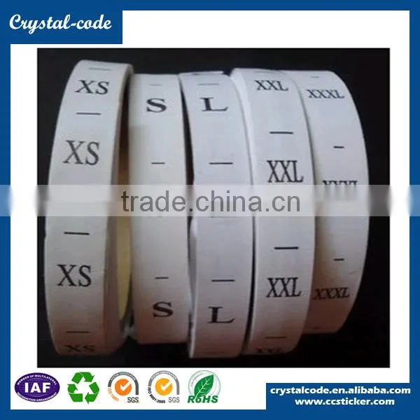 2015 Hign density clothing low minimum Custom White Background nylon label