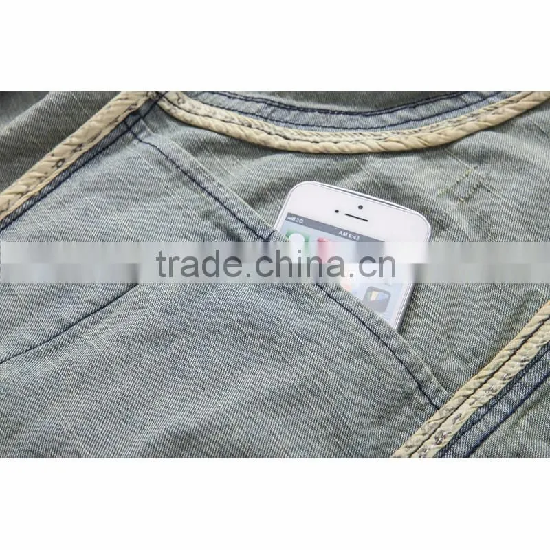 Yingzhong Garment oem design men jeans coat oversized kimono jackets
