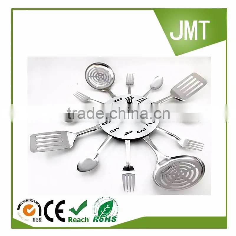 New Modern Design Cutlery Kitchen Utensil Wall Clock, Spoon Fork Clock