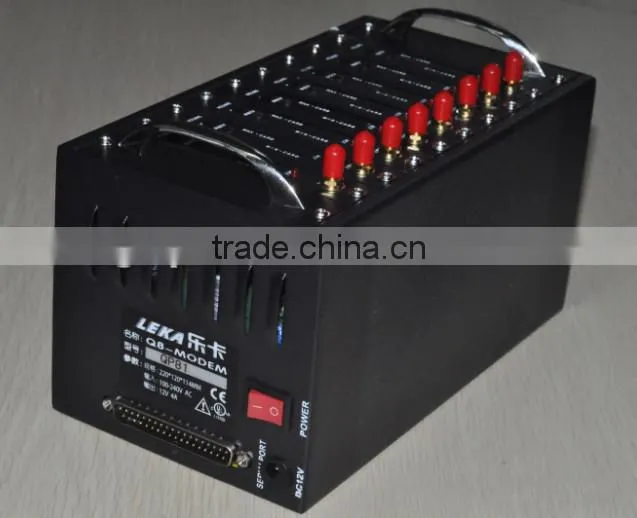 Low cost 2G GSM gprs modem pool support at command for bulk sms mms voice -Qida QS80 gps ethernet module