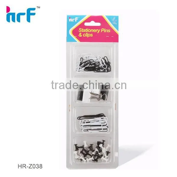 104 Piece Mixed Stationery Set Stationery Paper Clips Push Pins Projects