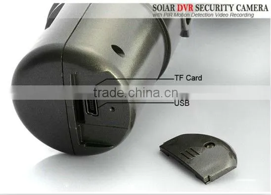 solar dvr/invisible security cameras