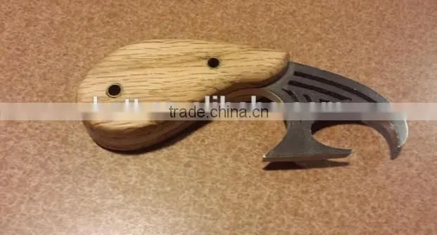 Hot Selling Antique Wooden Handle Bottle Opener Wooden Beer Bottle Opener